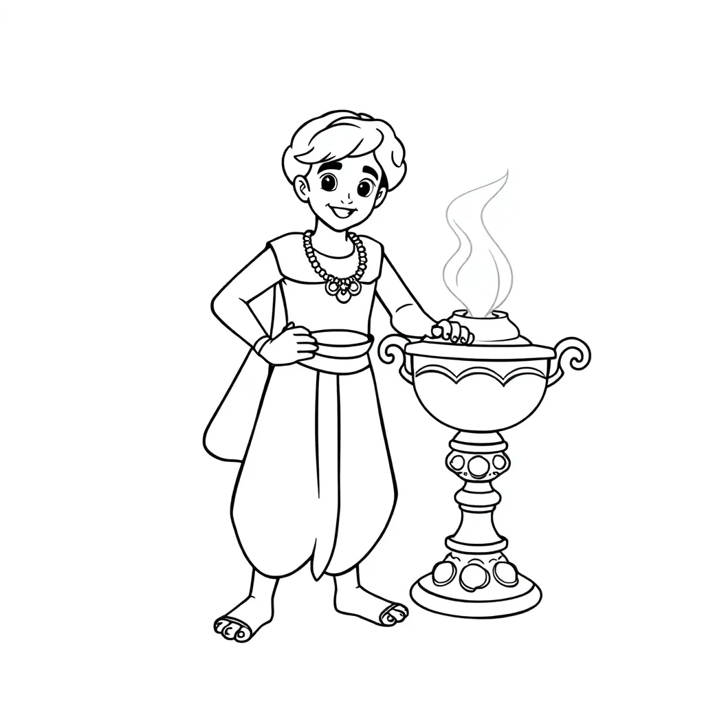 Aladdin coloring page