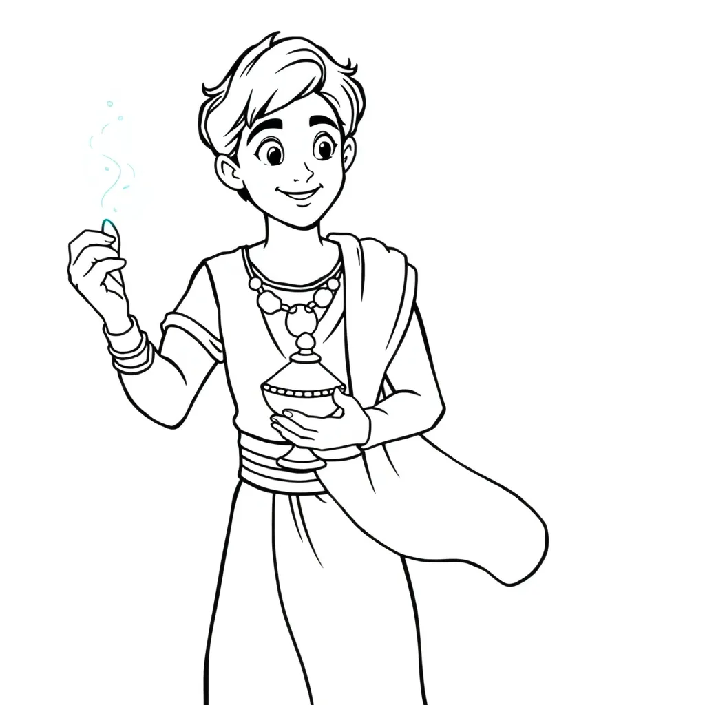 Aladdin coloring page