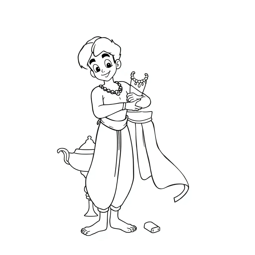 Aladdin coloring page