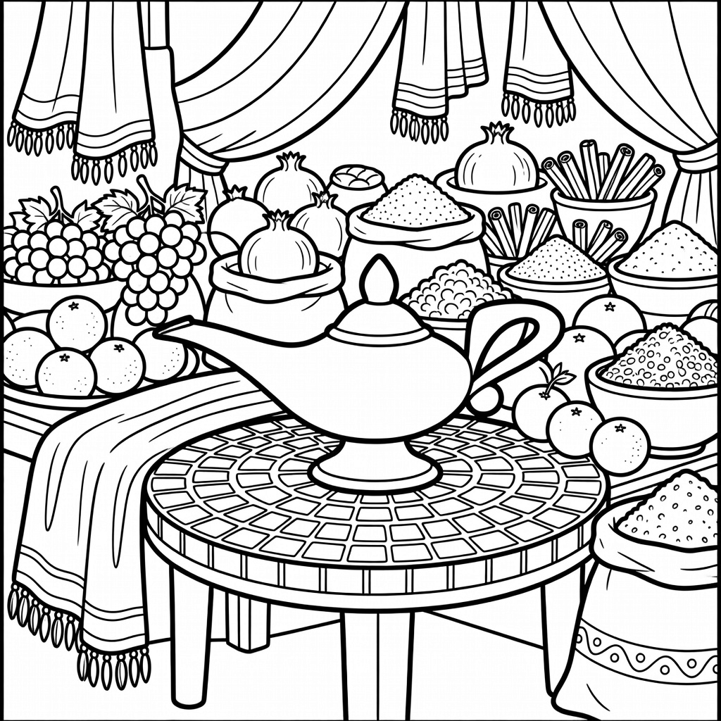 Aladdin coloring page