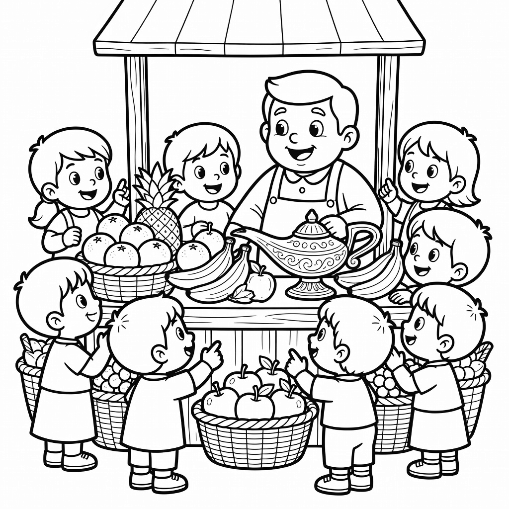 Aladdin coloring page