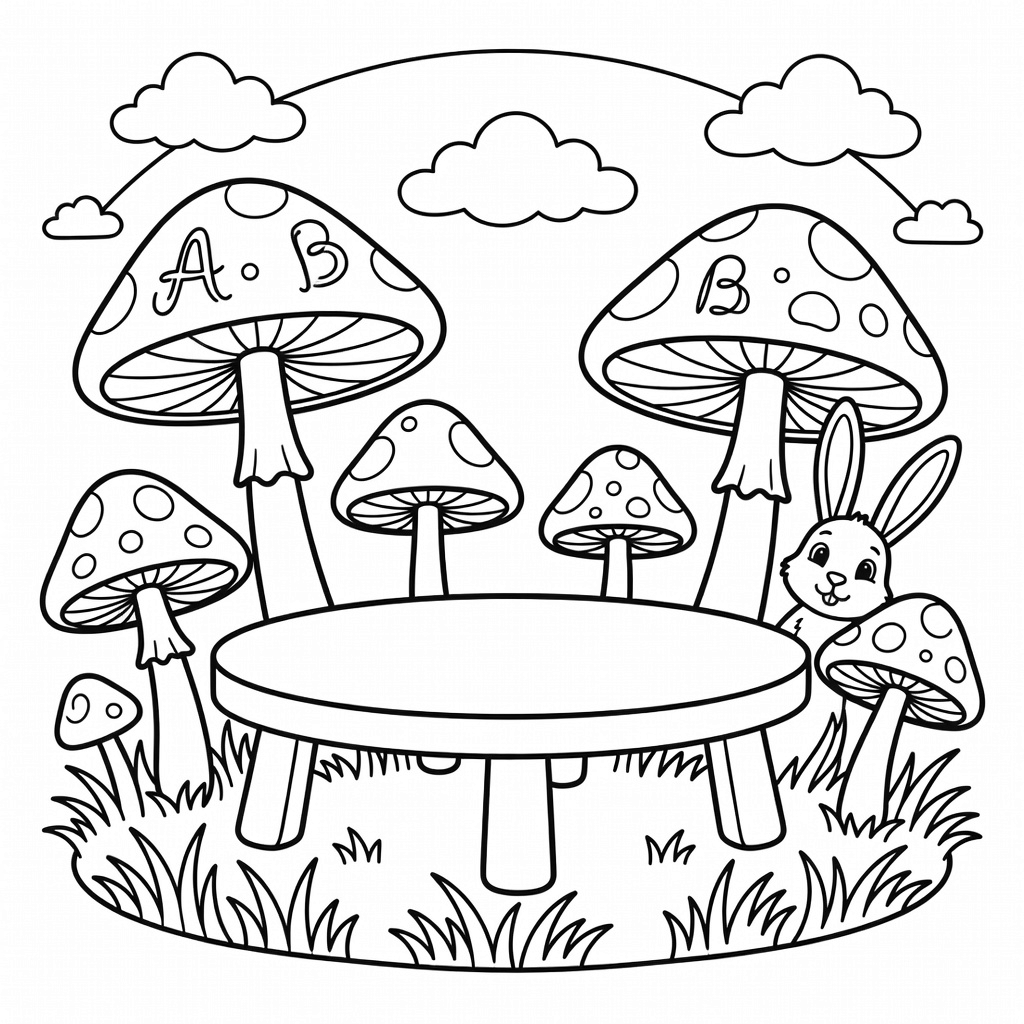 Alice In Wonderland coloring page