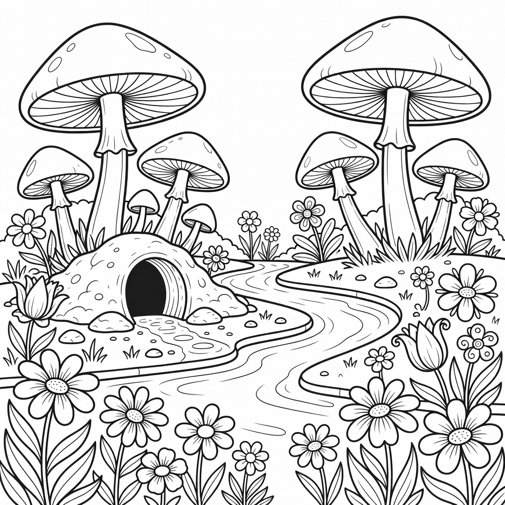Alice In Wonderland coloring page