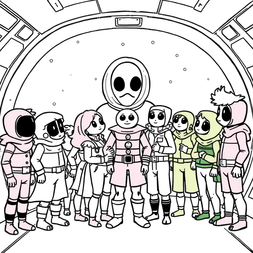 Among Us coloring page