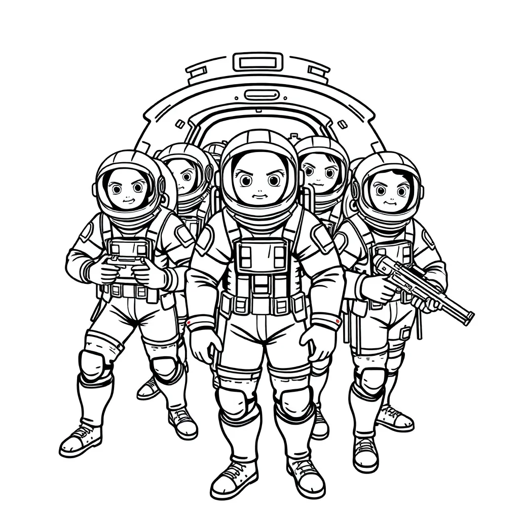 Among Us coloring page