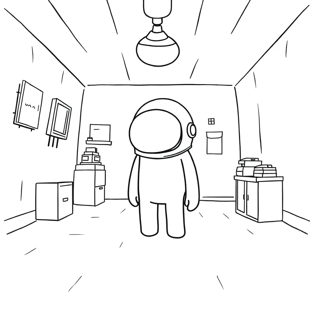 Among Us coloring page