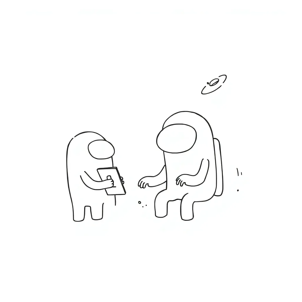 Among Us coloring page