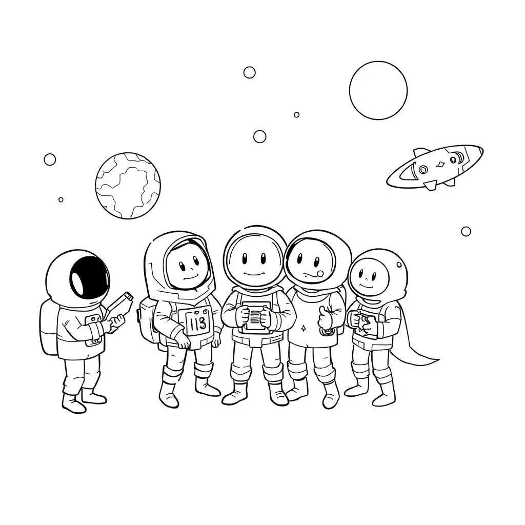 Among Us coloring page