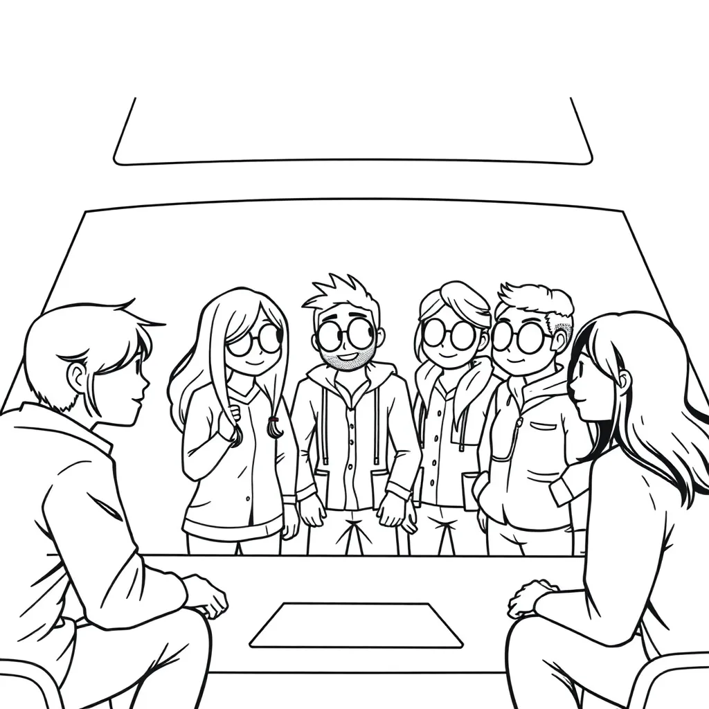 Among Us coloring page