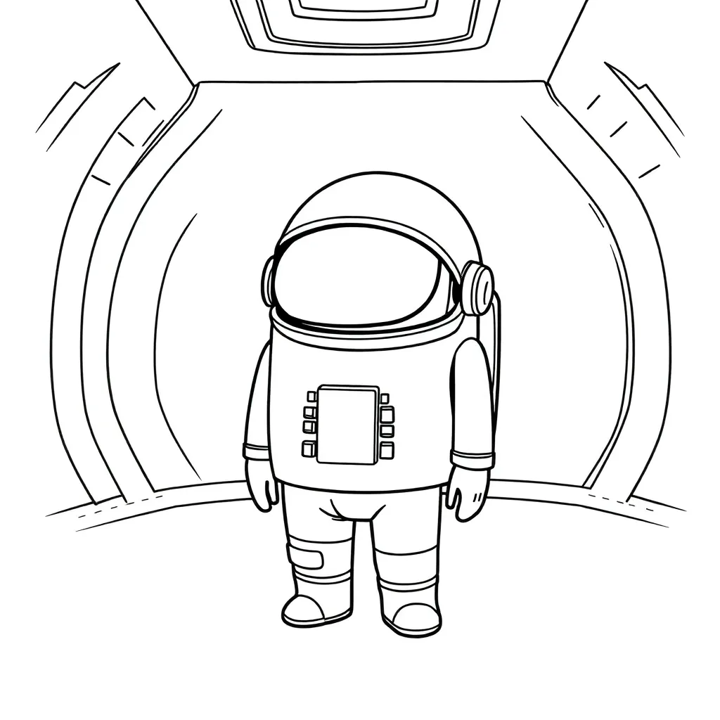 Among Us coloring page