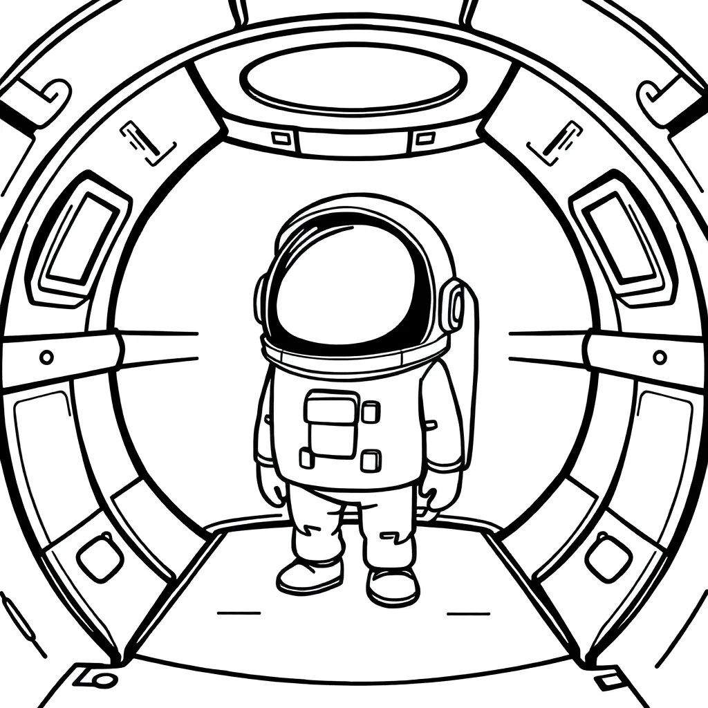Among Us coloring page