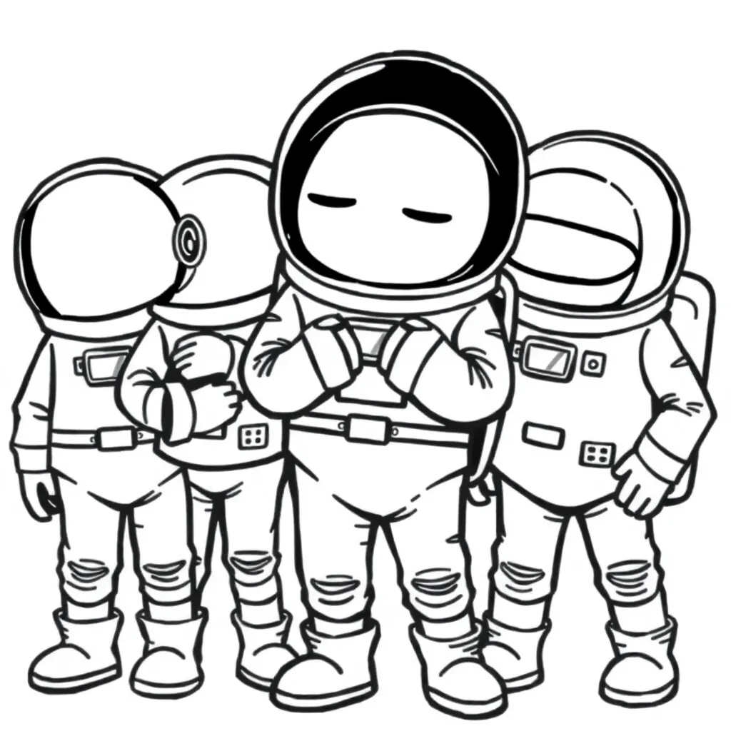 Among Us coloring page