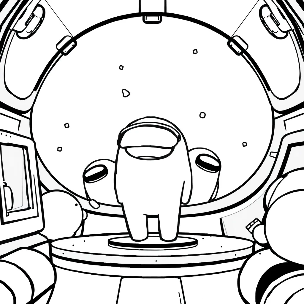 Among Us coloring page