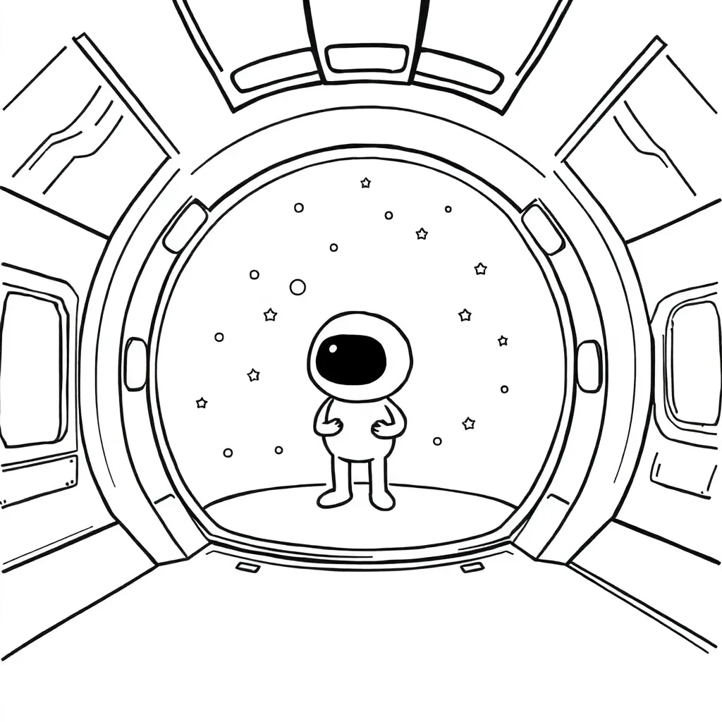 Among Us coloring page