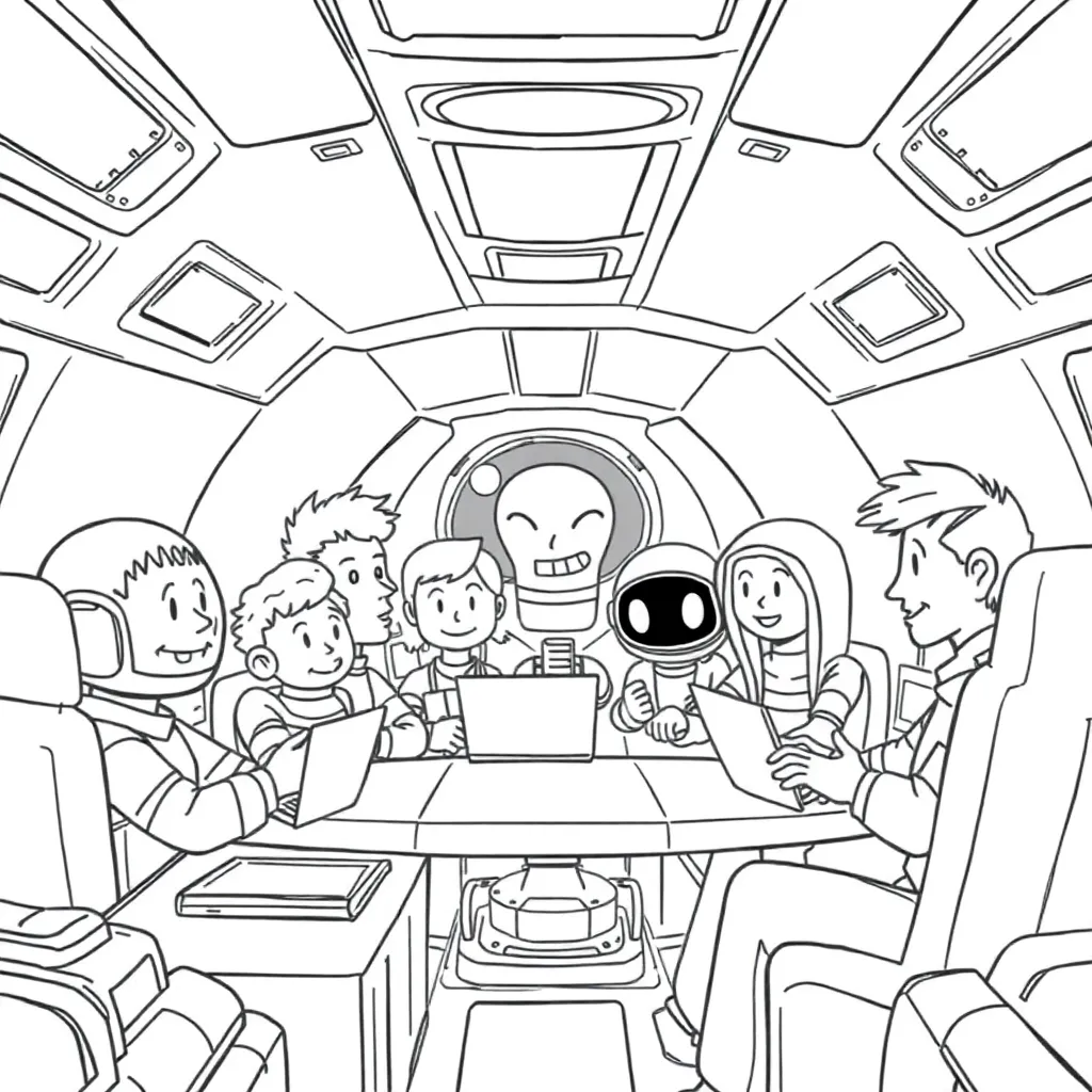 Among Us coloring page