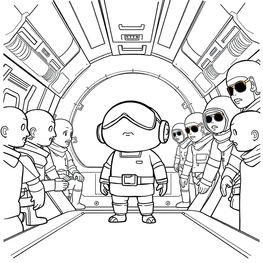 Among Us coloring page
