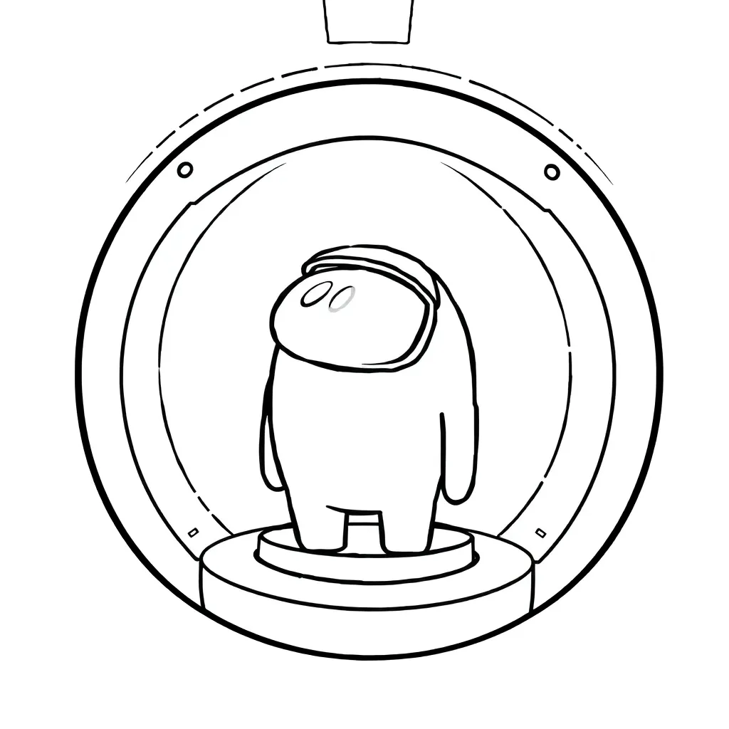 Among Us coloring page
