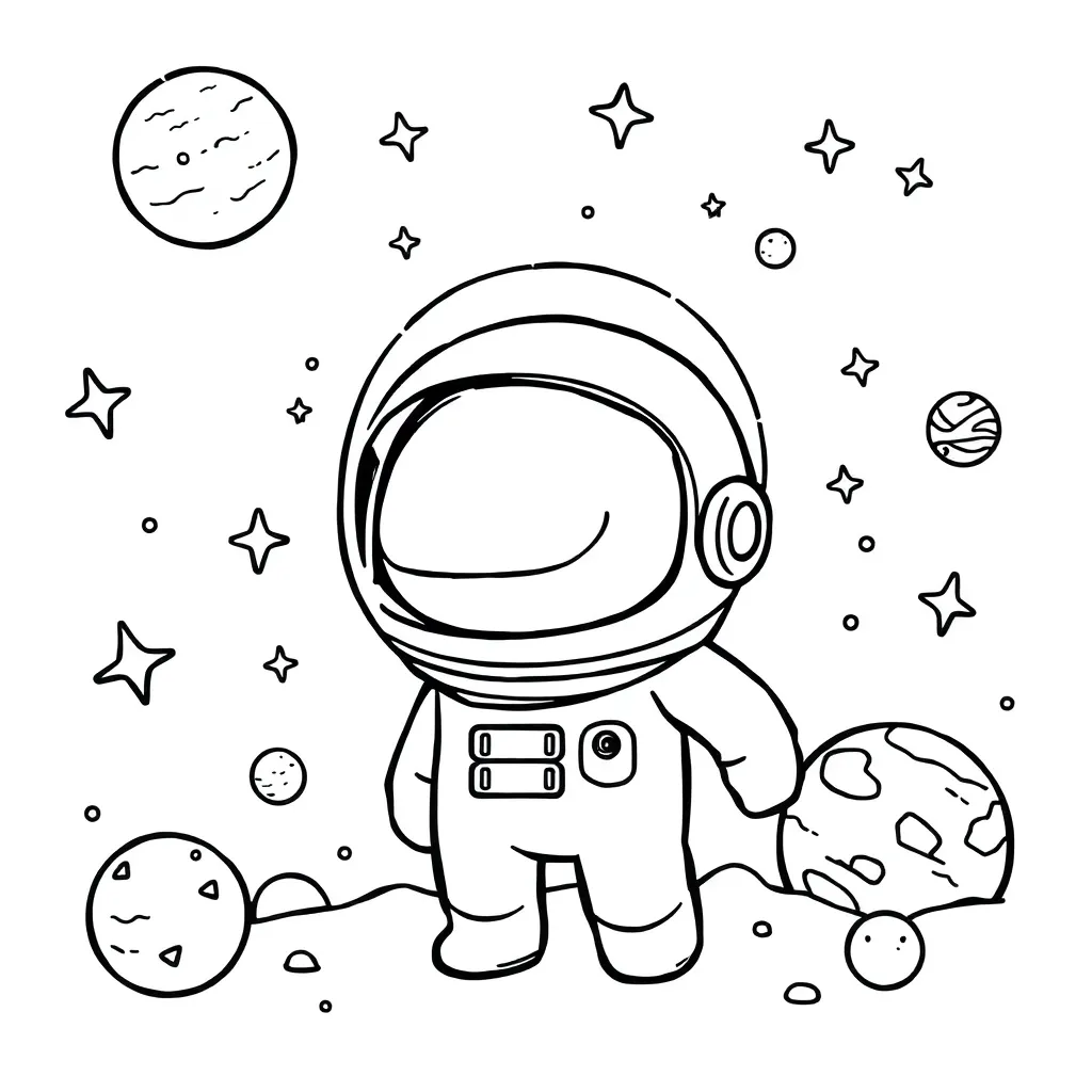 Among Us coloring page