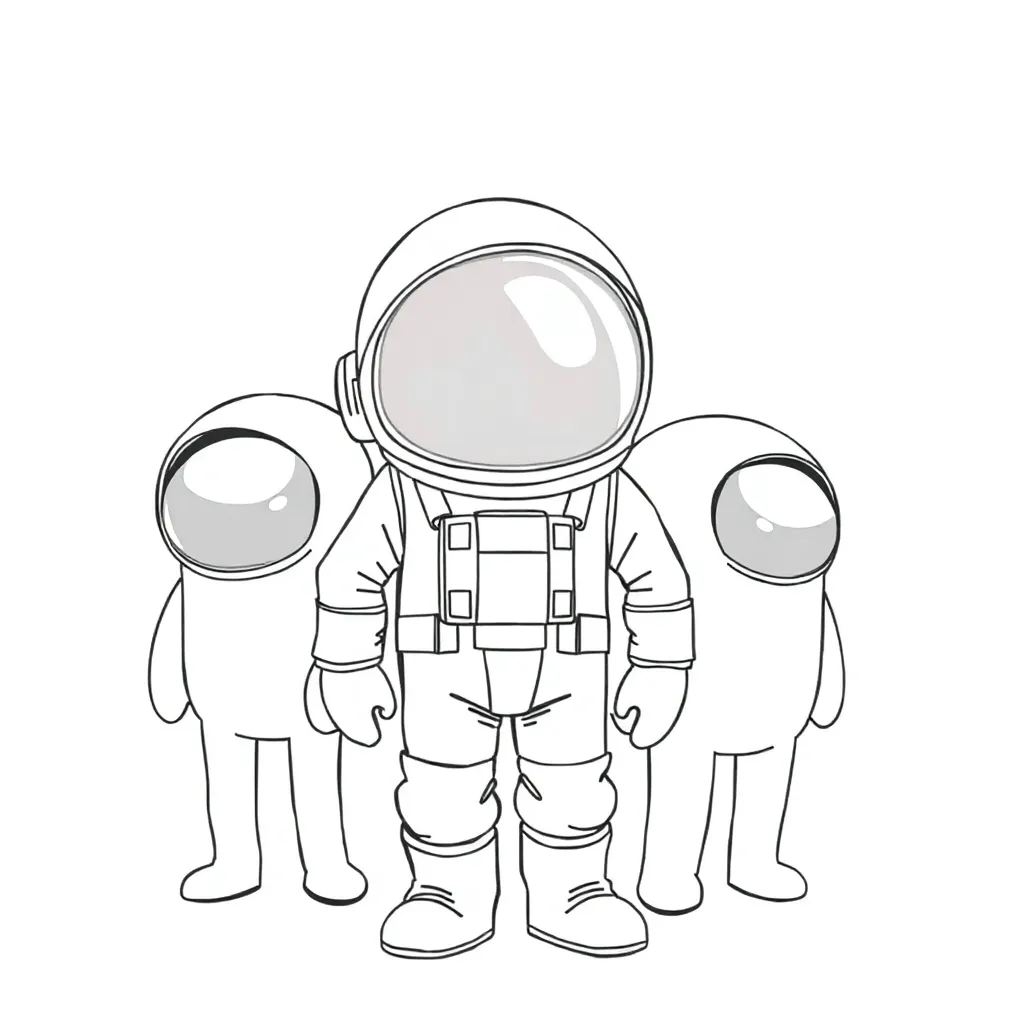 Among Us coloring page