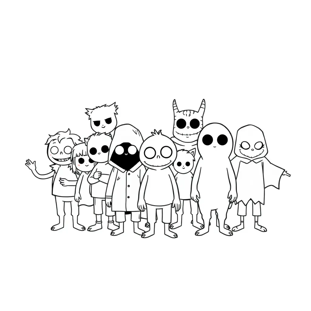 Among Us coloring page