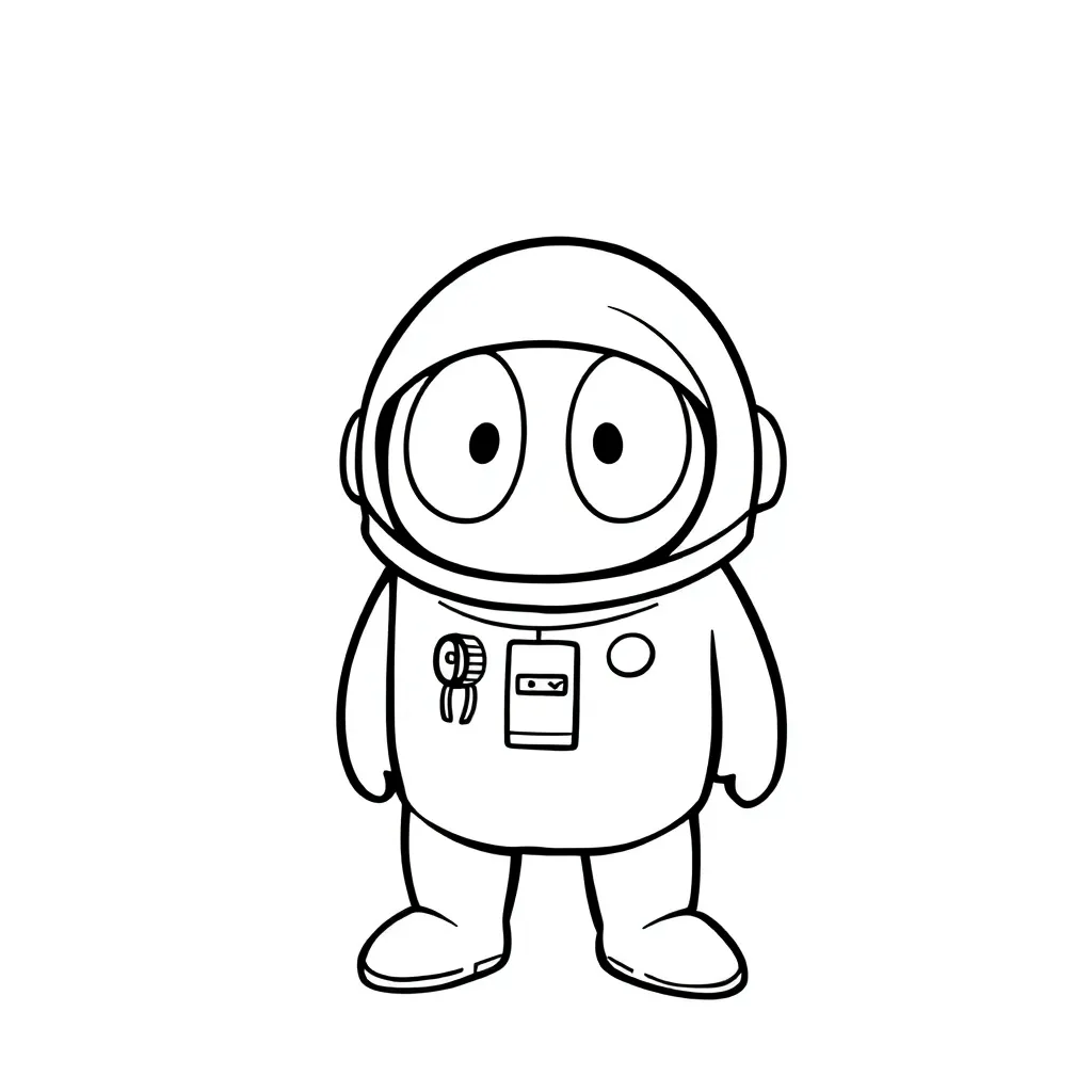 Among Us coloring page