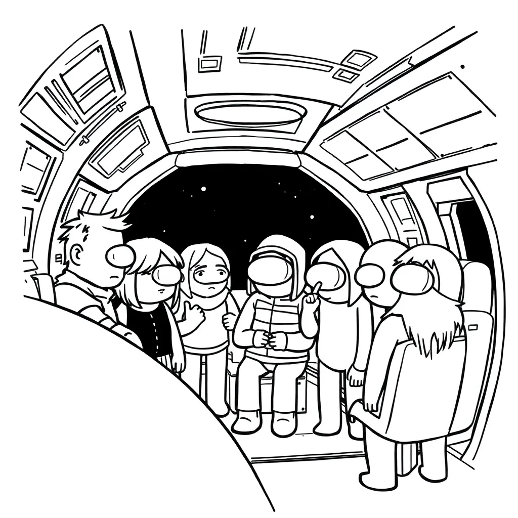 Among Us coloring page