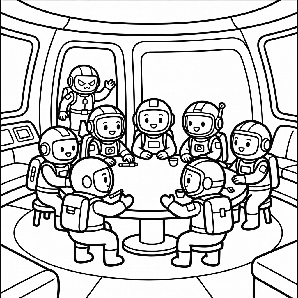 Among Us coloring page