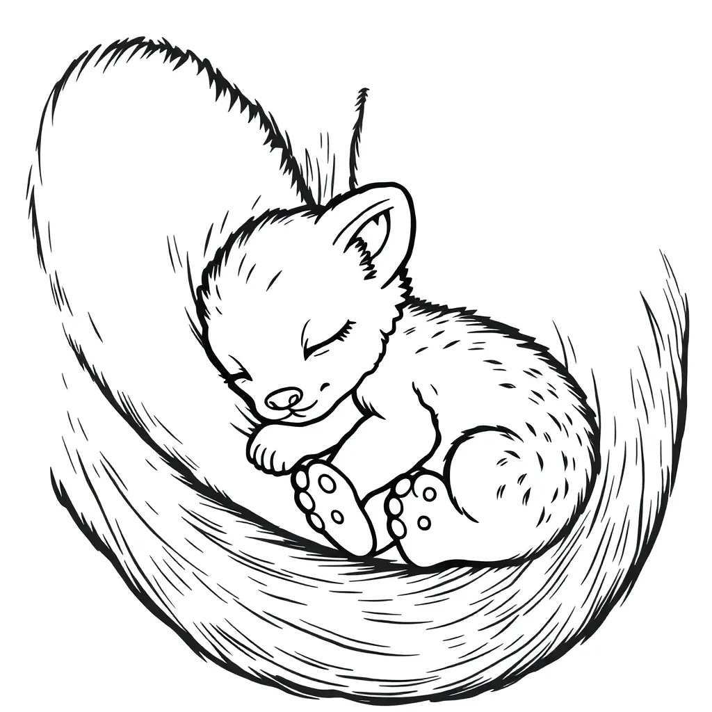 Baby Animal coloring page
