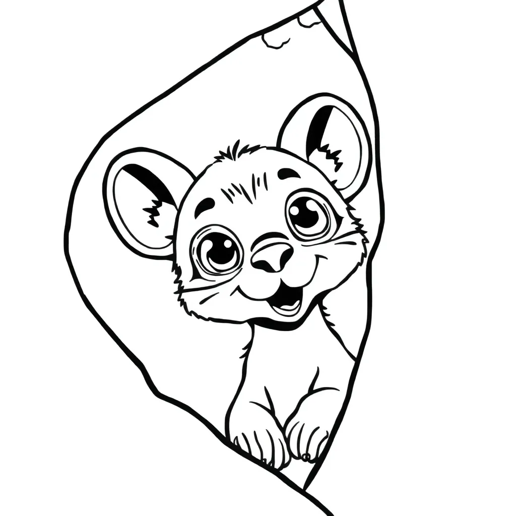 Baby Animal coloring page