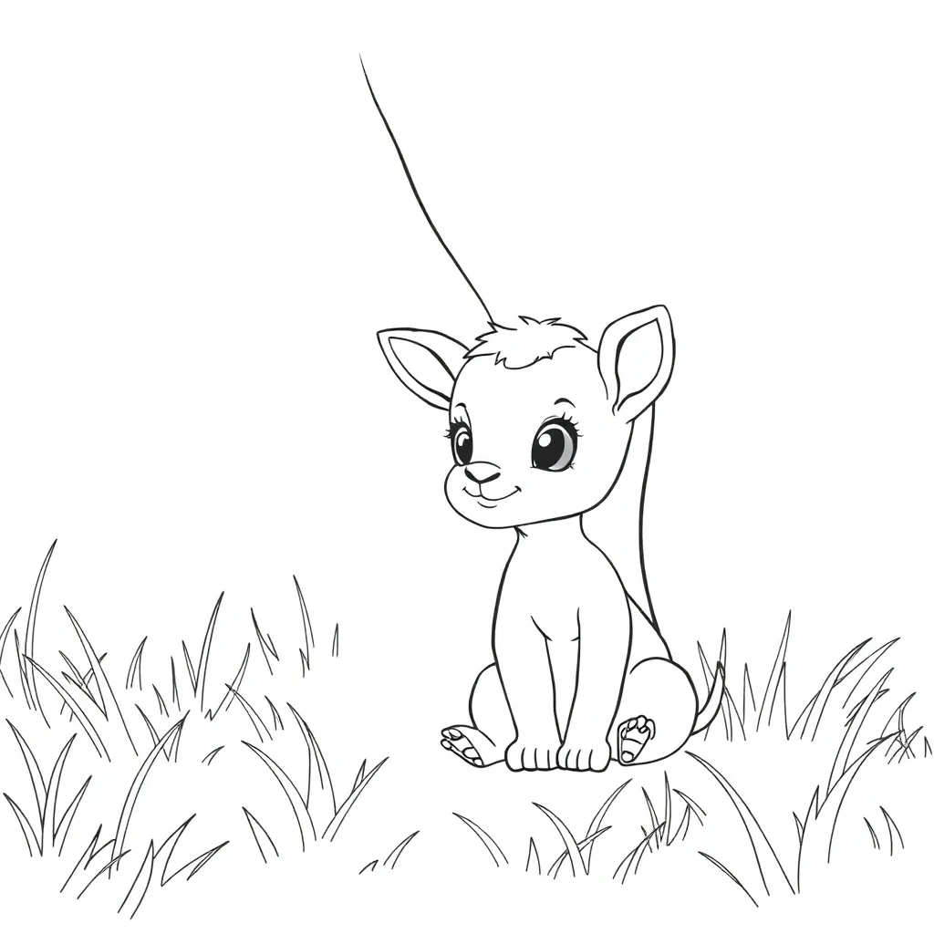 Baby Animal coloring page