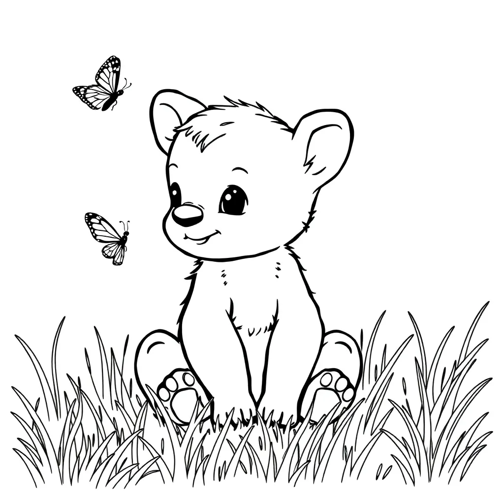 Baby Animal coloring page