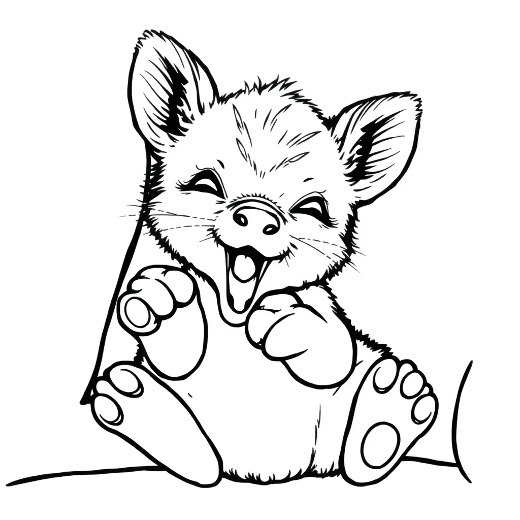 Baby Animal coloring page