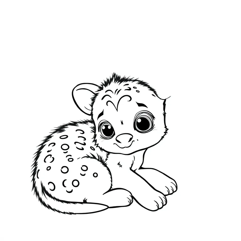 Baby Animal coloring page