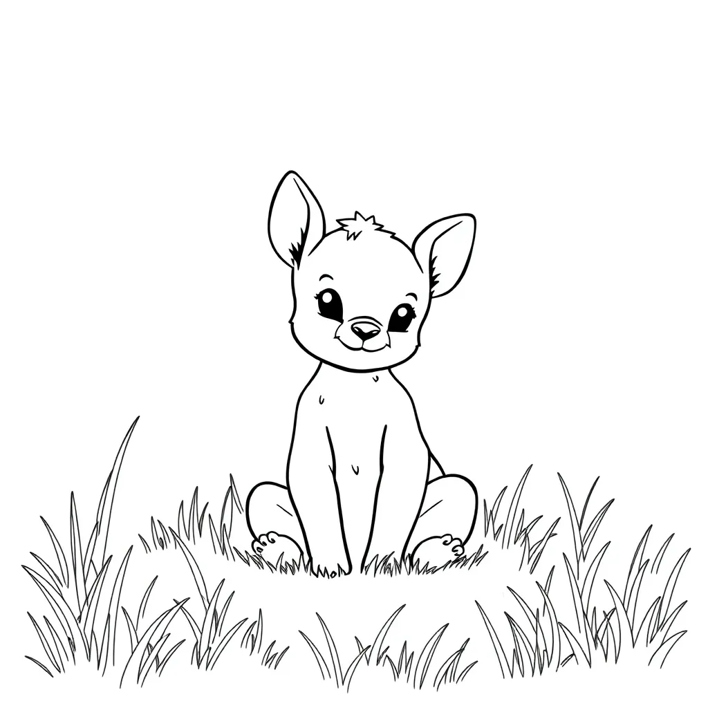 Baby Animal coloring page