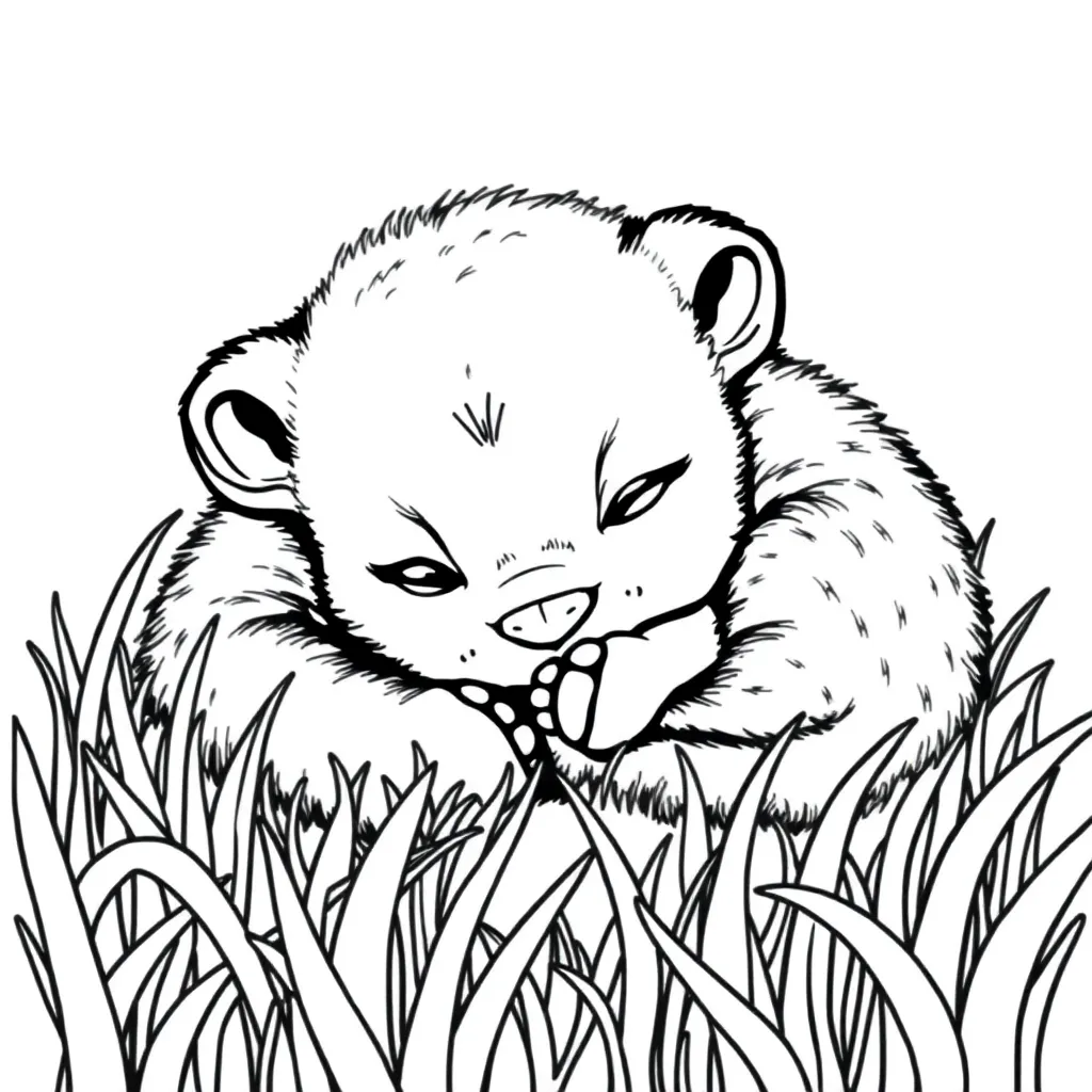 Baby Animal coloring page
