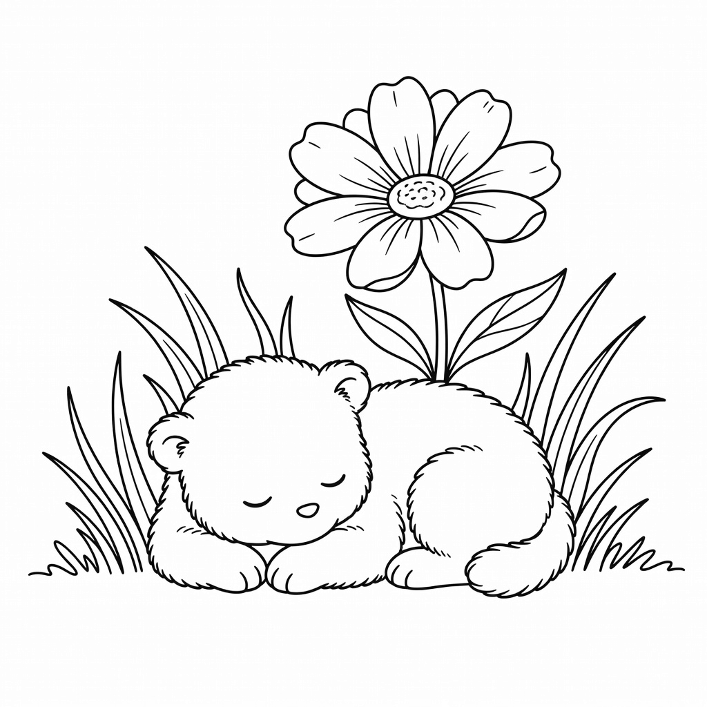 Baby Animal coloring page