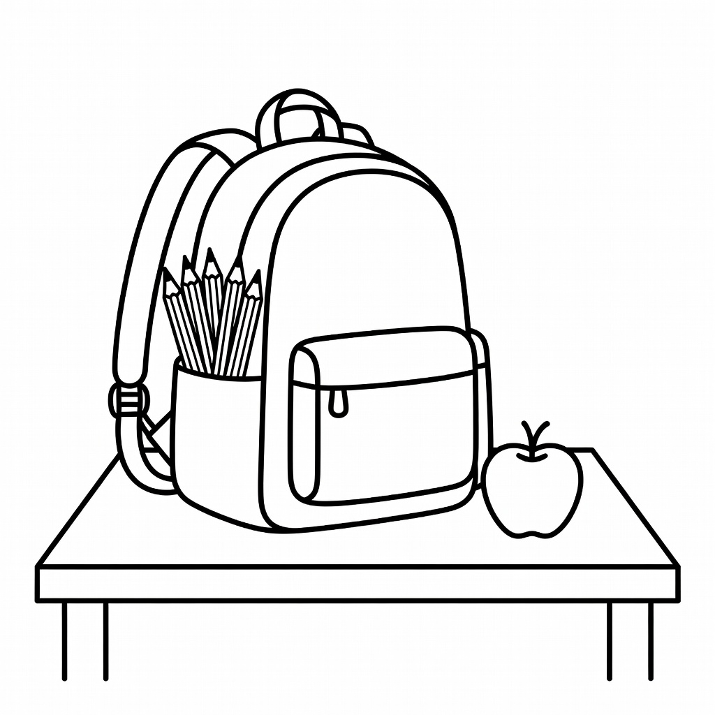 Back To School coloring page