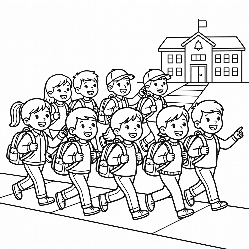 Back To School coloring page