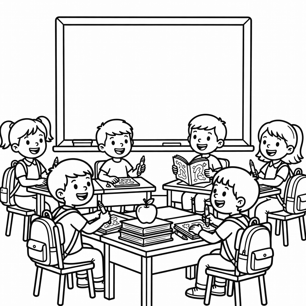 Back To School coloring page