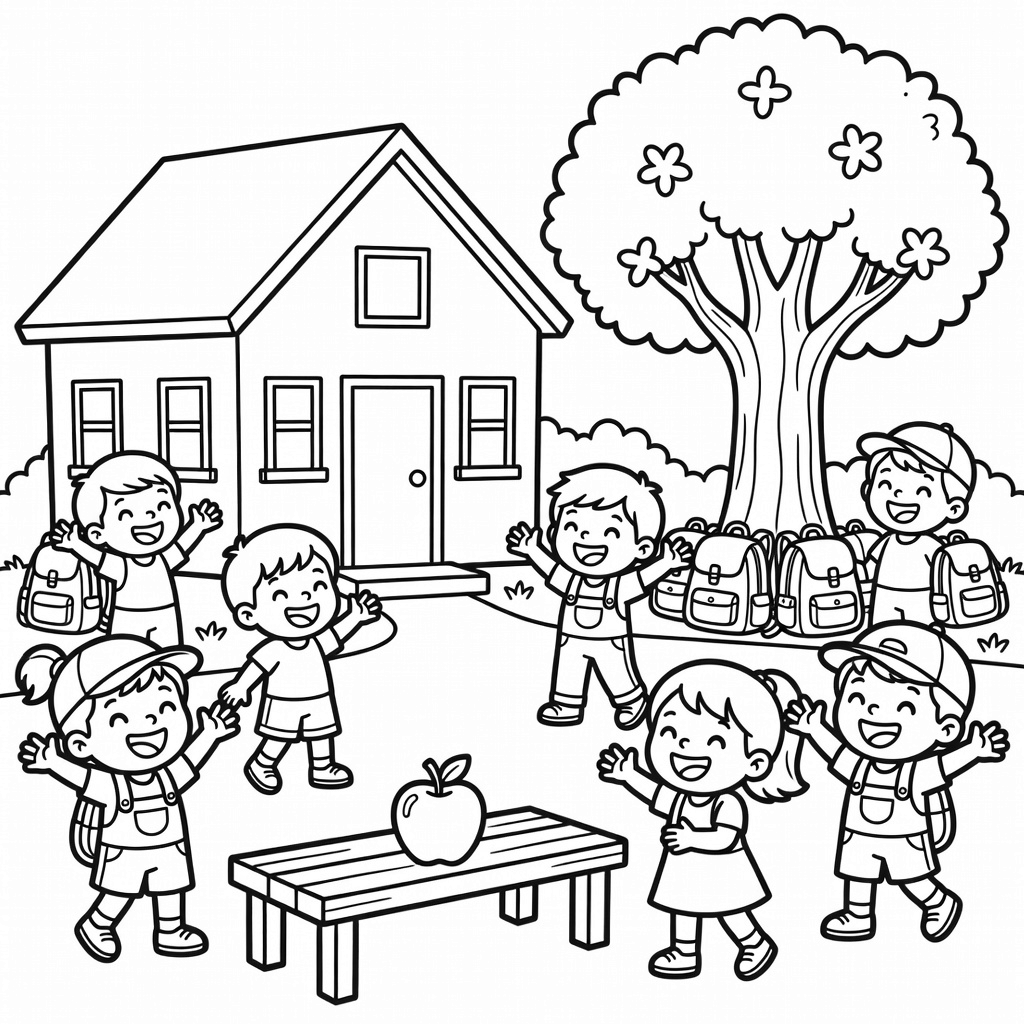 Back To School coloring page