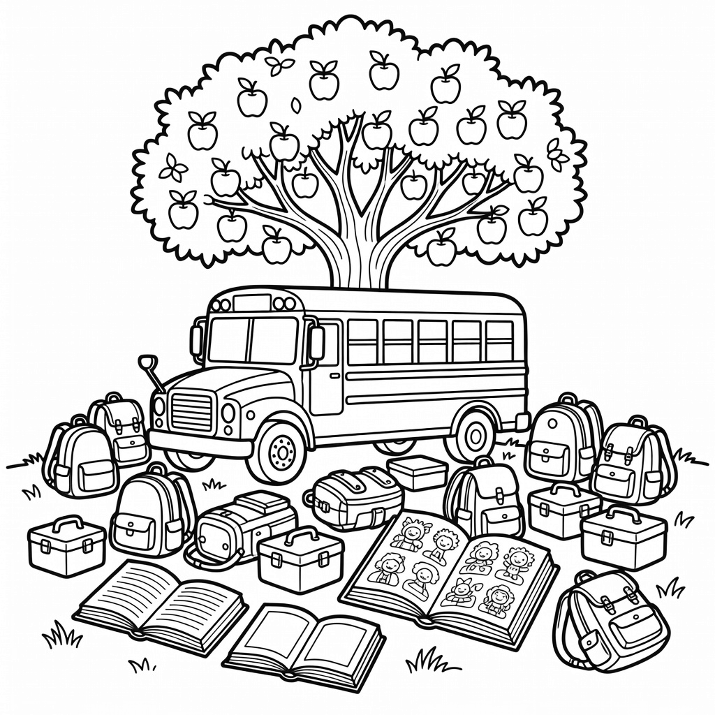 Back To School coloring page