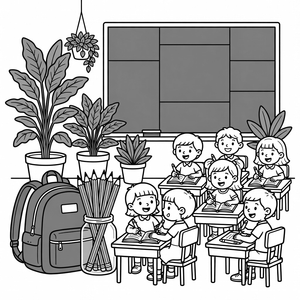 Back To School coloring page