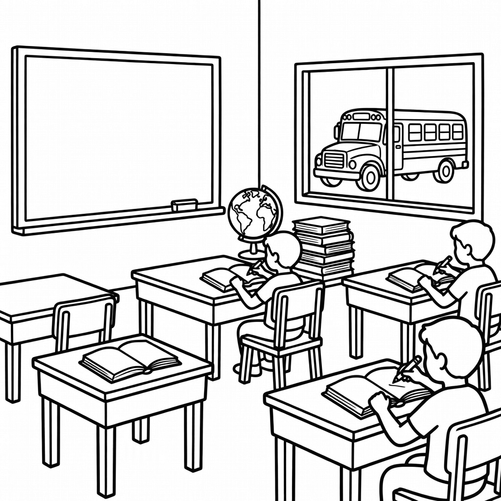 Back To School coloring page