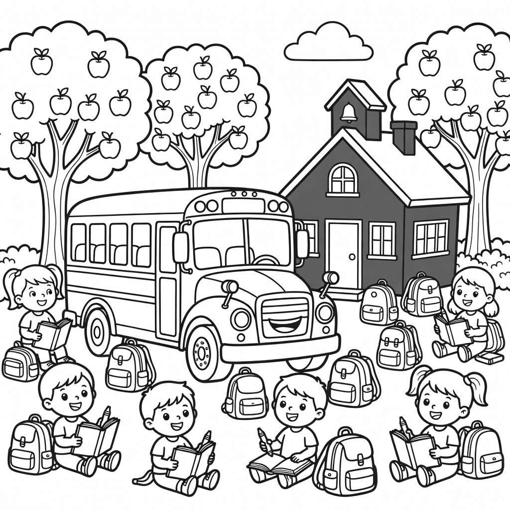Back To School coloring page