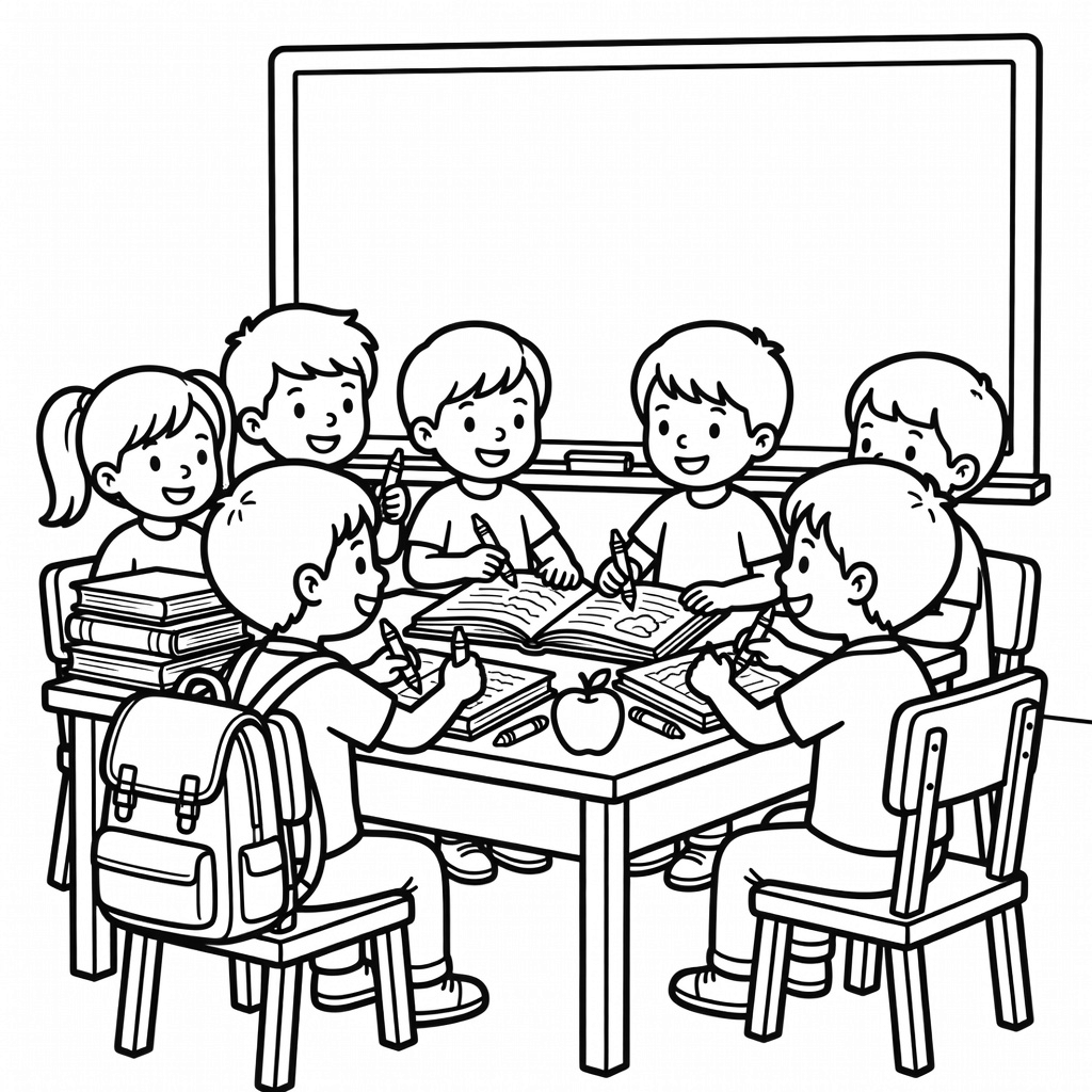 Back To School coloring page