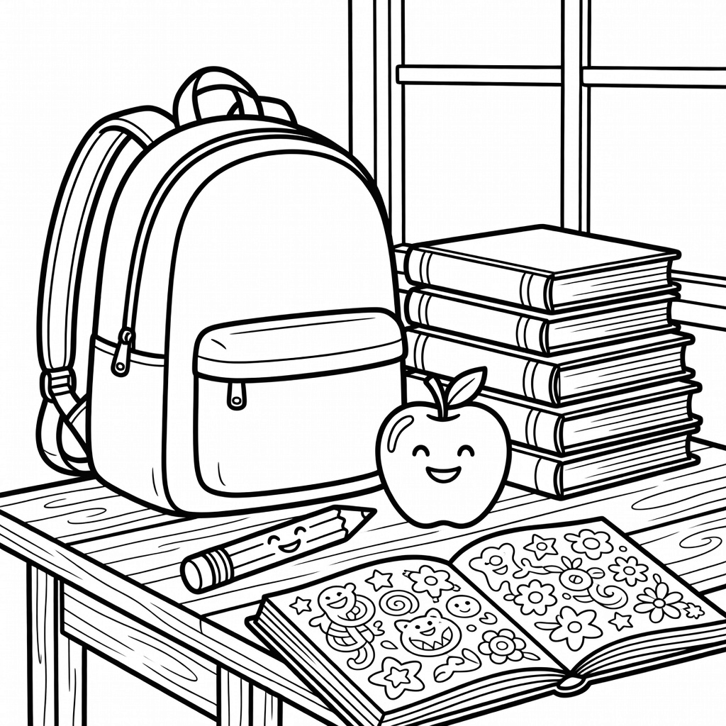 Back To School coloring page