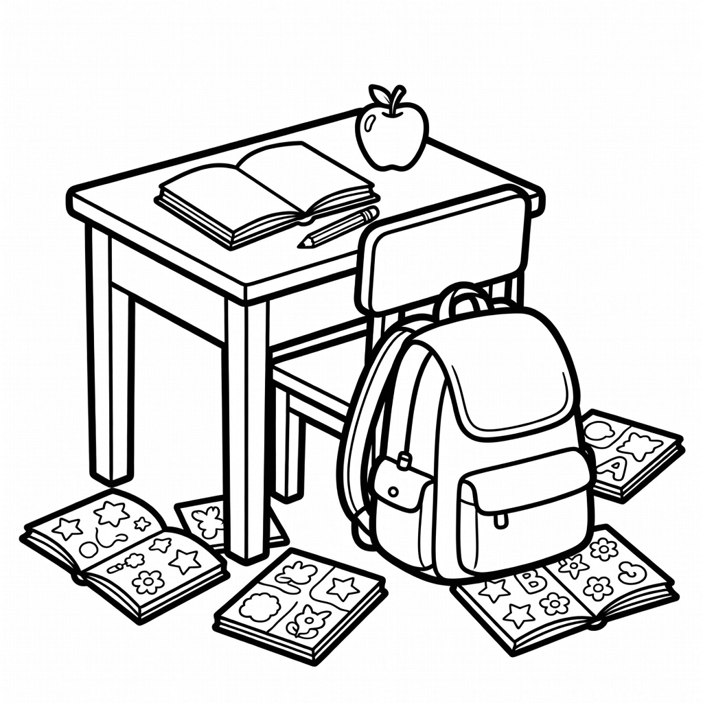 Back To School coloring page