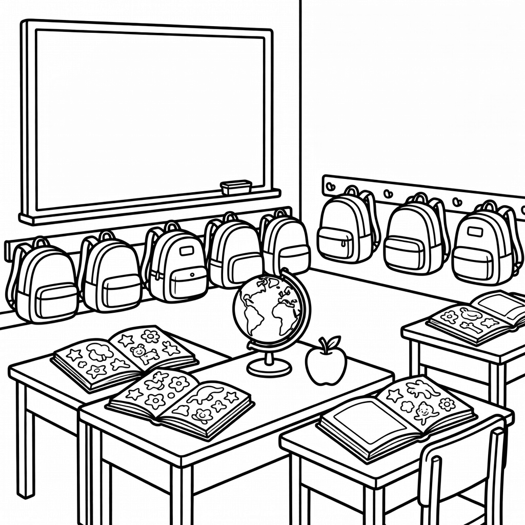 Back To School coloring page