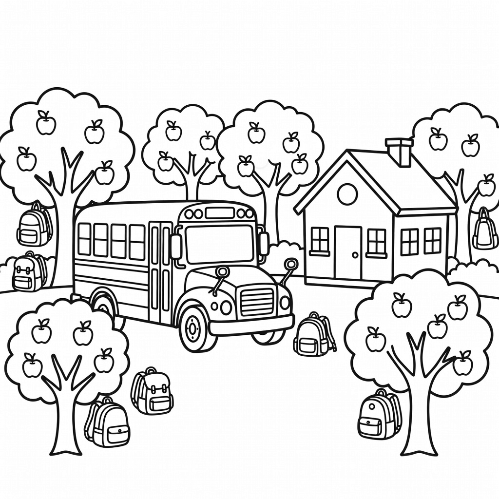 Back To School coloring page