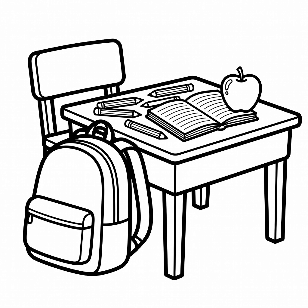 Back To School coloring page